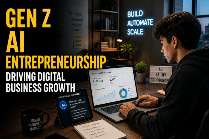 Gen Z AI Entrepreneurship driving digital business growth