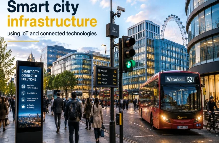 Smart city infrastructure using IoT and connected technologies
