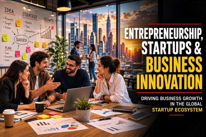 Entrepreneurship, Startups & Business Innovation driving business growth in the global startup ecosystem.
