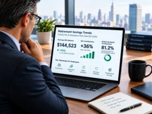 Retirement Savings Trends Dashboard